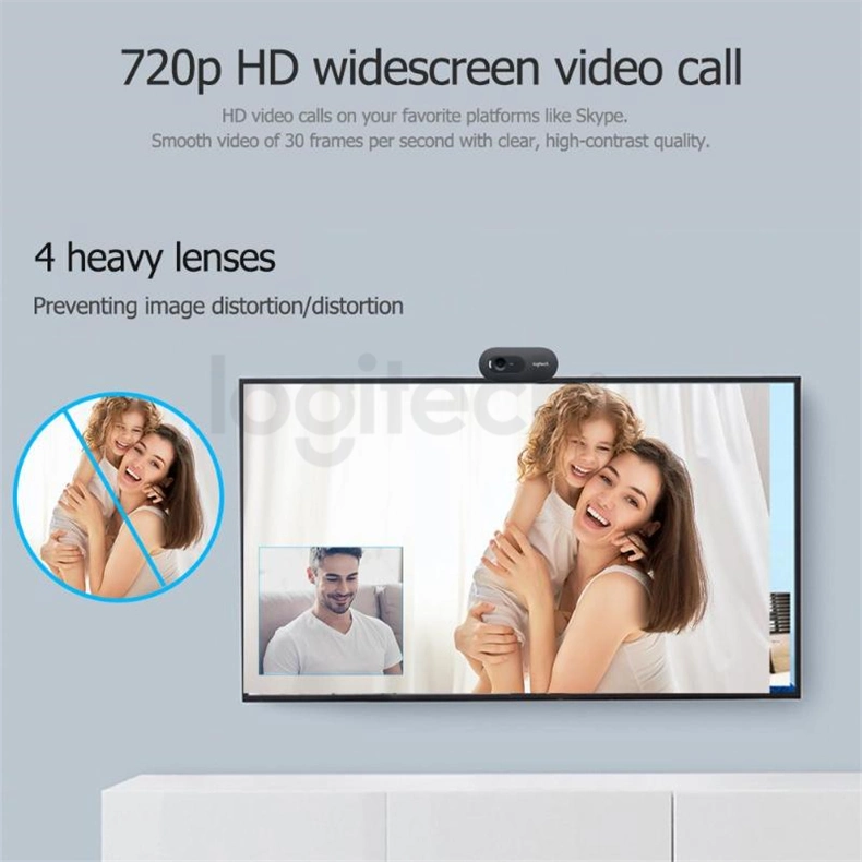 C270 HD Video 720p Webcam Built-in Micphone USB2.0 Mini Computer Camera for PC Laptop Video Conference Camera Original