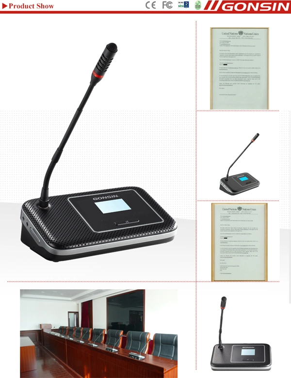 Desktop Wireless Conference Microphone with Voting Simultaneous Interpretation
