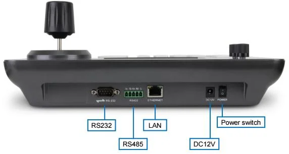 5 Inch LCD Screen Display Onvif Network PTZ Security Camera Keyboard Controller