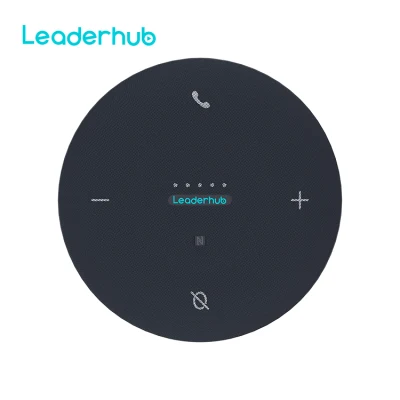 Leaderhub 소음 감소 홈 오피스 360도 음성 녹음 회의 스피커 USB 스피커폰